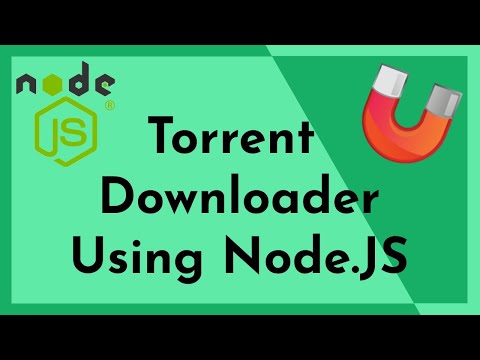 Node js Tutorial 1  | Torrent downloader using Node js  | Wise Fun