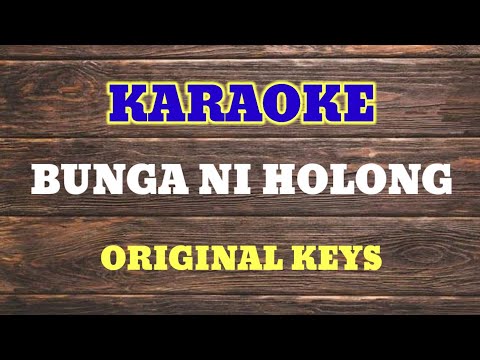 Karaoke Bunga Ni Holong || Karaoke Lagu Batak Romantis || Original Keys