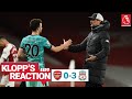 Klopp's Reaction: 'I'm really happy tonight' | Arsenal vs Liverpool