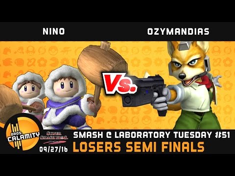S@LT #51 | Nino (Ice Climbers) vs Ozymandias (Fox) - Losers Semi Finals - Melee Singles
