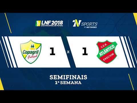 LNF2018 - Copagril 1 x 1 Atlântico - Gols - Semifinais - Ida