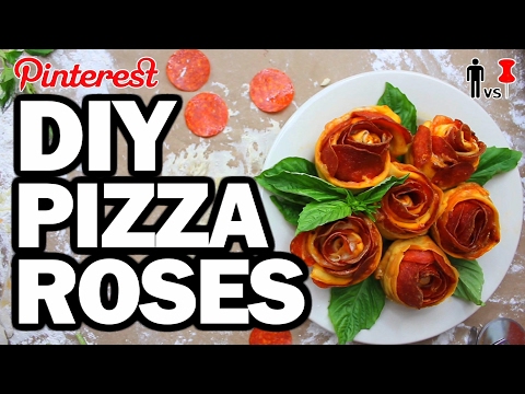 DIY PIZZA ROSES - Man Vs Valentines Day #108