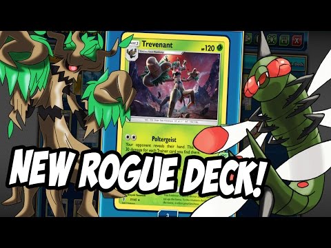PTCGO New Trevenant/Yanmega BREAK Rogue Deck! Yanmega's new best friend! Pokemon TCG Online