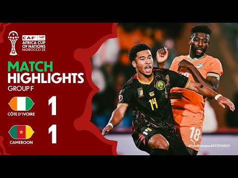 HIGHLIGHTS | Côte d'Ivoire 🆚 Cameroon | #TotalEnergiesAFCON2025 - Group F