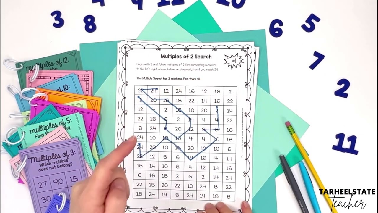 Multiplication Facts Fluency Activities