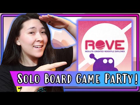 ROVE | Solo Board Game PaRTy!!! (Playthrough and Review/ Tutorial, yup!) 🤖