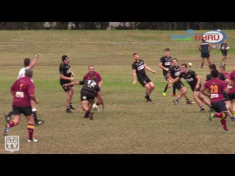2017 NHRU Round 8 Premier 2 Highlights - Lake Macquarie Roos Vs Maitland Blacks