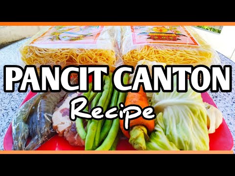 HOW TO COOK PANCIT CANTON WITH OYSTER SAUCE