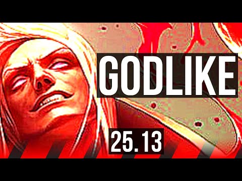 VLADIMIR vs SETT (TOP) | 8/1/7, 7 solo kills, Godlike, 500+ games | NA Master | 25.13