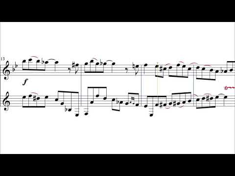 Clarinet+ Flute Jazz  Intermediate duet 'Rhythm'