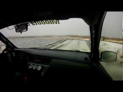 Mervin/Paweł Ferdek - Mitsubishi Lancer Evo VIII - WLTA 2012 I runda - przejazd 5. - 18.02.2012 r.