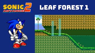 Sonic Advance 2 - Leaf Forest 1 (Sonic) in 0:28:10