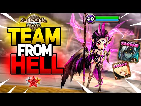Team From HELL. Lucifer and Craka in Summoners War
