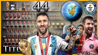 TODOS los Títulos de Lionel Messi 2004 - 2024 | RECORD MUNDIAL