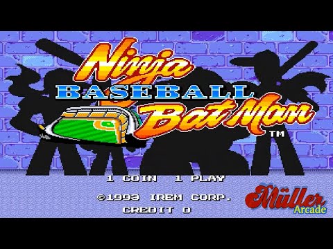NINJA BASEBALL BAT MAN - PLAYTHROUGH - FULL GAMEPLAY - LONGPLAY -ARCADE GAME - MÜLLER ARCADE