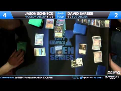 SCGMKE - Legacy - Round 9 - David Barber vs Jason Schneck