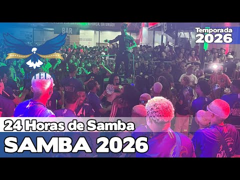 PORTELA 2026 AO VIVO COM LETRA SIMULTÂNEA | 24 HORAS DE SAMBA | 4K #24H25