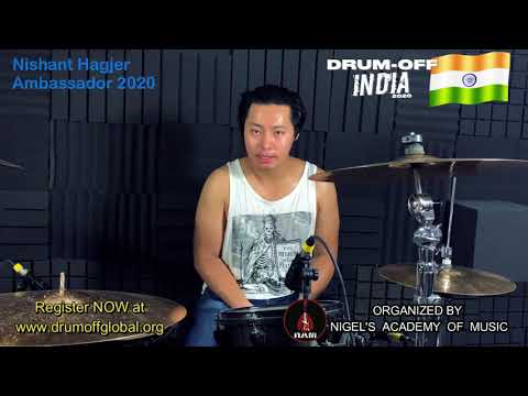 India's Top Drummer Nishant Hagjer DRUM-OFF INDIA 2020