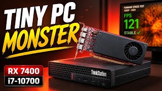 Lenovo P340 Tiny: AMD RX 7400 + i7-10700, How does it run games?