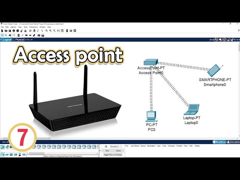 Wireless Connections with Access Point in Cisco Packet Tracer