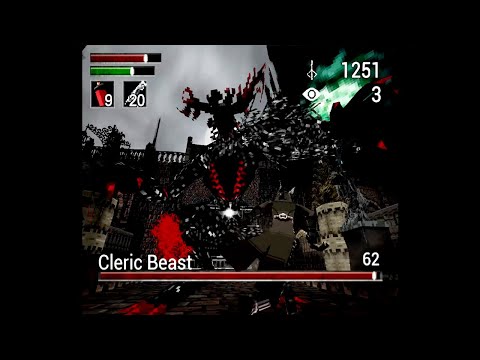 Bloodborne Demake (PSX) - Boss Cleric Beast