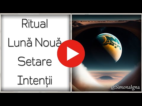 Ritual De Lună Nouă Pentru Setarea Intențiilor