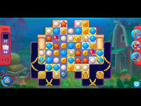 Fishdom. 6021 hard level no boosters and diamonds
