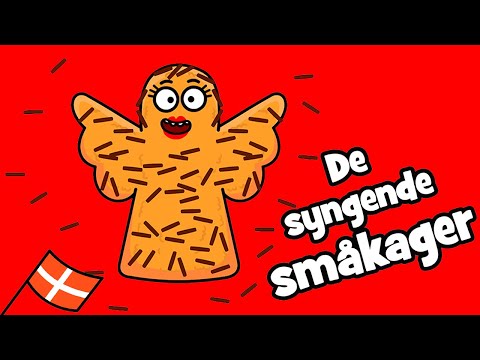 De syngende småkager | Hurra Børnesange | Julesang for børn (Dansk)