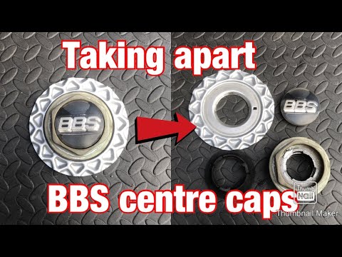 How to take apart BBS centre caps RZ from a Golf Mk2 GTI or BMW E30