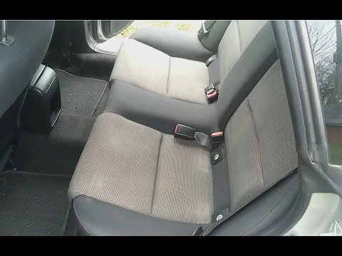 Subaru  Outback 05 - 09. Rear Seat Cushion removal.