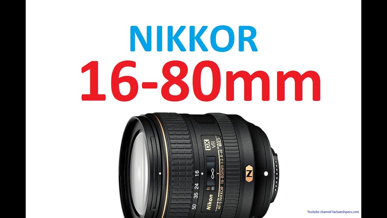 Объектив Nikon 16-80mm f/2.8-4E ED VR AF-S DX Nikkor