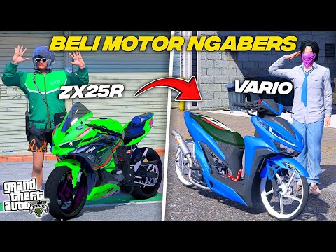 Aku Beli Semua Motor MODIFIKASI NGABERS LANGKA KEREN Untuk BALAPAN Di GTA 5