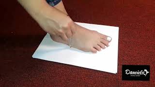Dance Shoes- How to measure correctly.