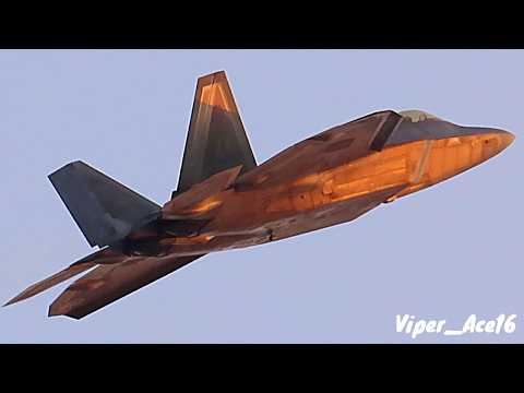 Amazing F-22 Raptor Twilight Demo - 2024 Abbotsford International Airshow