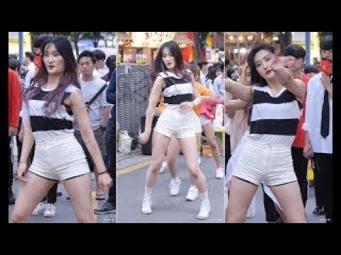 180610 다아아나 희정 - 위키미키 La La La 라라라 (아프리카TV방송 홍대버스킹공연) 직캠 fancam by zam