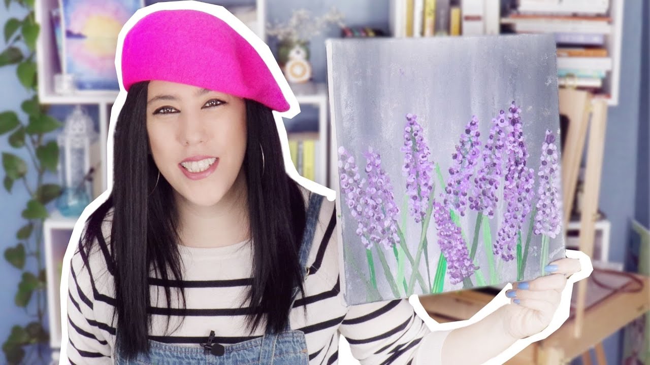 My First Acrylic Painting! - Beginner Tutorial for Acrylic Painters