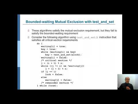 CMPE322 (Operating Systems): Ch5, Part 3 - Hardware Support for Synchronization