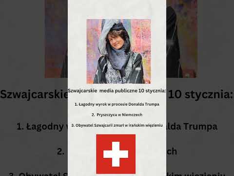 Szwajcarskie media publiczne 10 stycznia