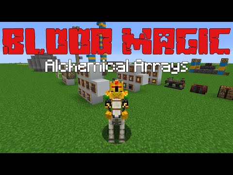 Alchemical Array (Blood Magic PT.4 ) [Minecraft 1.12.2 Mod Guide]