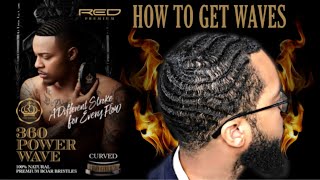 How To Get Waves: Red By Kiss x Bow Wow Premium Curved Brush Review