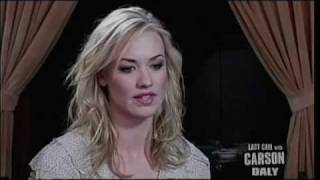 Yvonne Strahovski on Last Call with Carson Daly