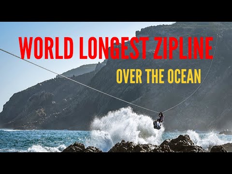 World Longest Zipline Over the Ocean | Mossel Bay, South Africa