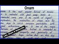 Write Best English Essay On Onam English Paragraph On Onam Simple Easy Short English Essay On Onam