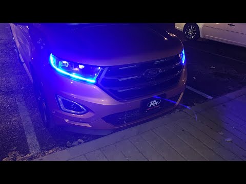 WORLD’S FIRST CUSTOM QUAD PROJECTOR RETRO-FIT ON FORD EDGE SPORT(2ND GEN) in depth walk-around!!!