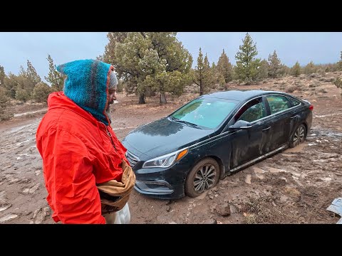Stranded By A Surprise Desert Rain Storm