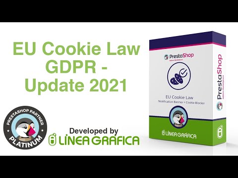 EU Cookie Law GDPR (Banner + Blocker) – Update 2024 – PrestaShop Module