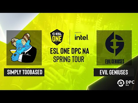 Dota2 - Evil Geniuses vs simply TOOBASED - Game 2 - ESL One DPC NA Spring