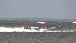 preview picture of video 'Jersey Garvey and Speed Skiff Races - Beach Haven NJ 2011, Sept 4'
