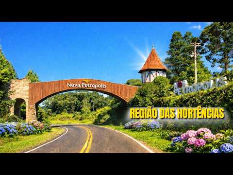 Jardim da Serra Gaúcha | Rota Romântica | Nova Petrópolis | 4K