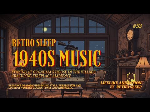 Classic Waltz 1940s Style Playing in Another Room When Staying at Grandma's House in the Village #53
